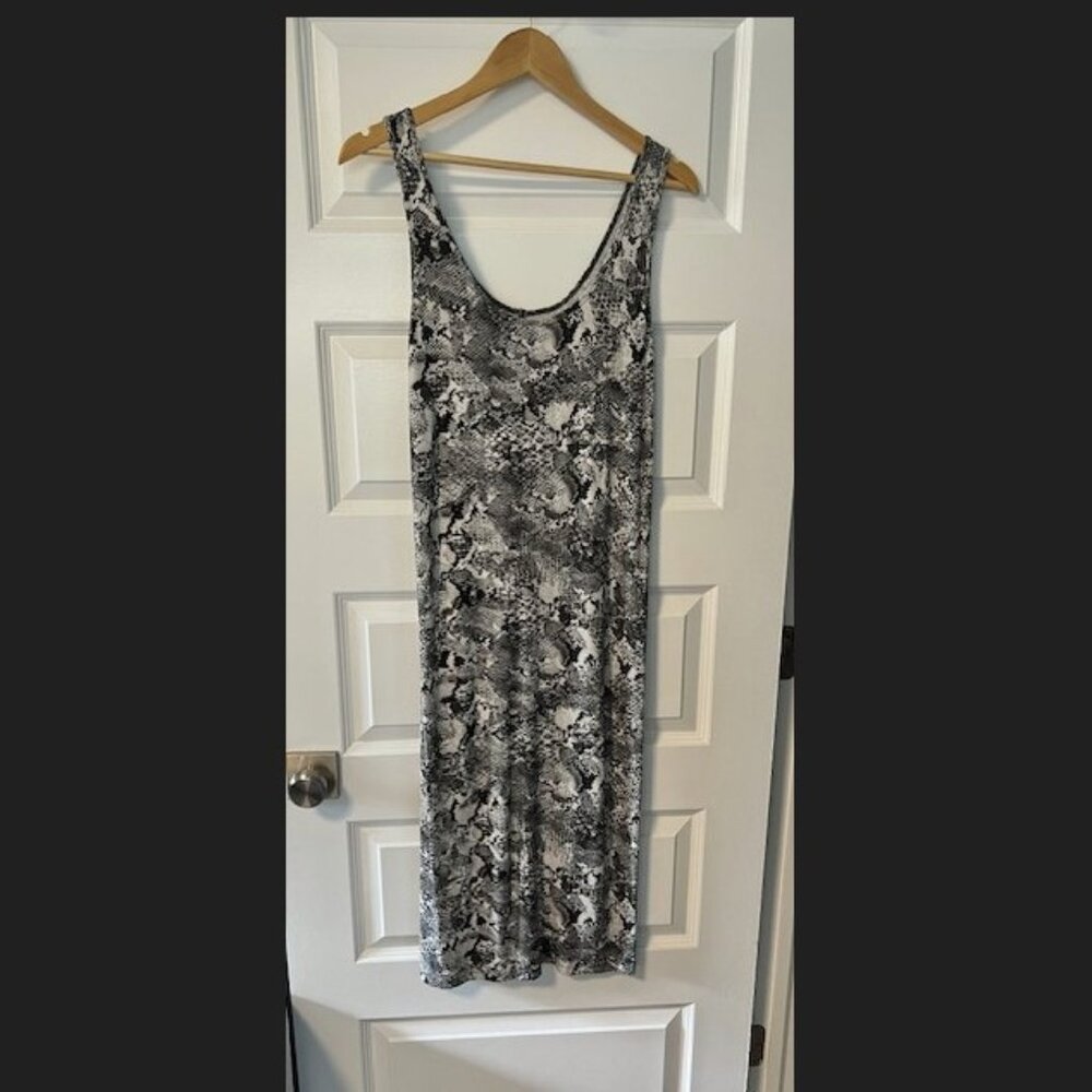Enza Costa Snake Print Tank Dress